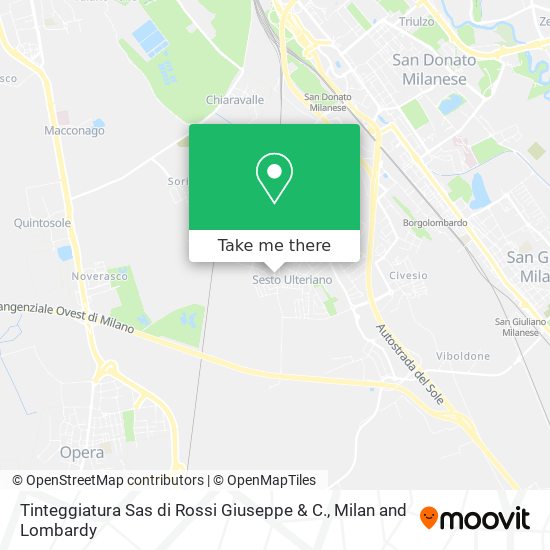 Tinteggiatura Sas di Rossi Giuseppe & C. map