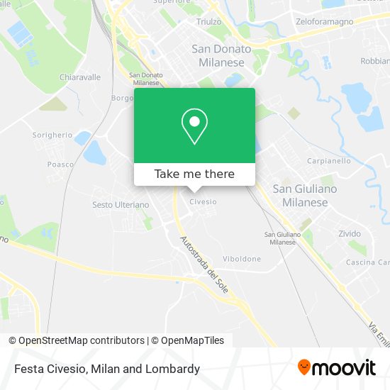 Festa Civesio map