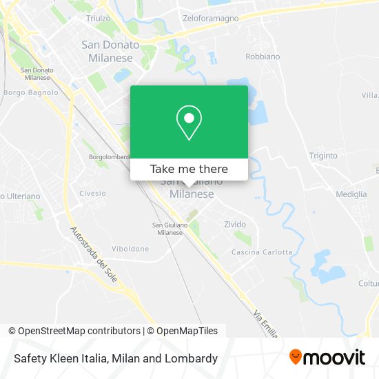 Safety Kleen Italia map