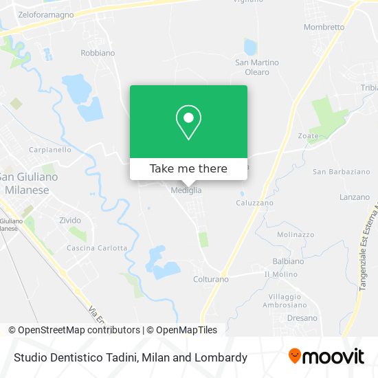 Studio Dentistico Tadini map