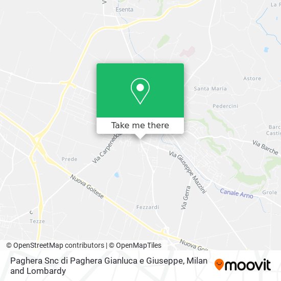 Paghera Snc di Paghera Gianluca e Giuseppe map