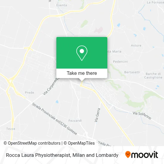Rocca Laura Physiotherapist map