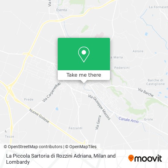 La Piccola Sartoria di Rozzini Adriana map