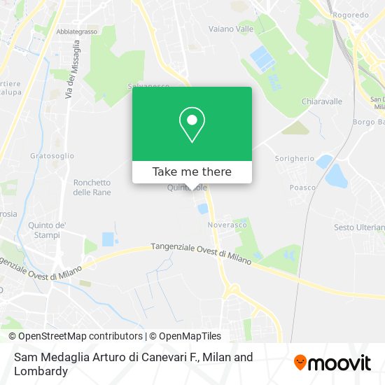 Sam Medaglia Arturo di Canevari F. map
