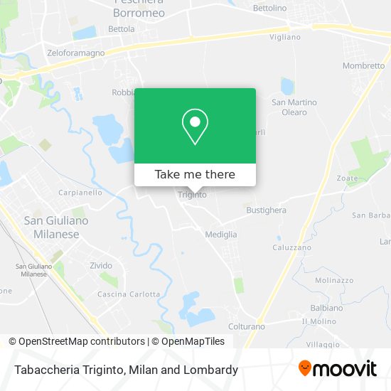 Tabaccheria Triginto map