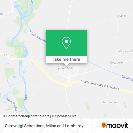 Caravaggi Sebastiana map