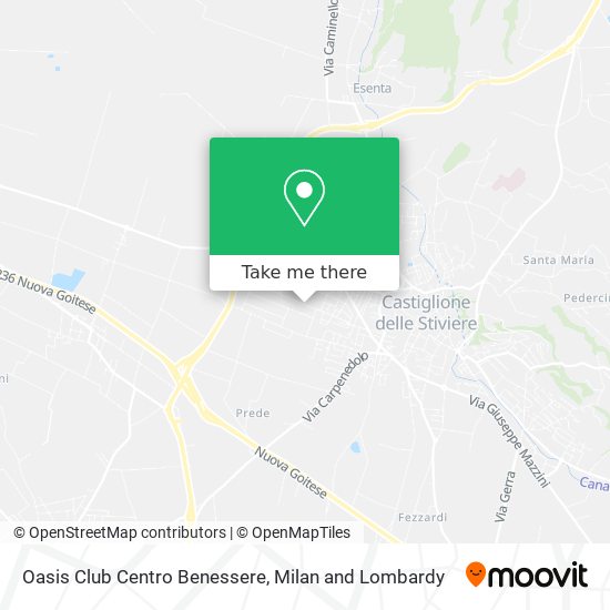 Oasis Club Centro Benessere map