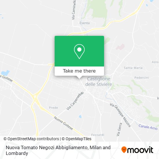 Nuova Tomato Negozi Abbigliamento map