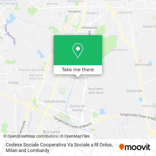 Codess Sociale Cooperativa Va Sociale a Rl Onlus map