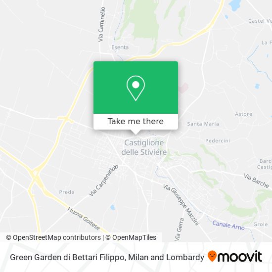 Green Garden di Bettari Filippo map