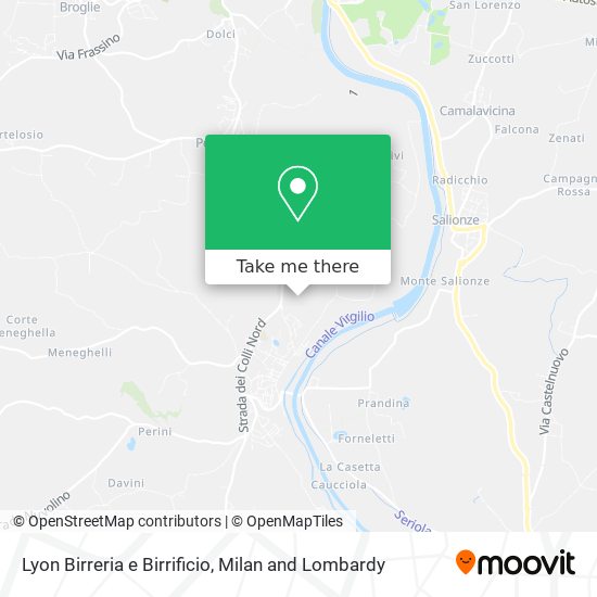 Lyon Birreria e Birrificio map