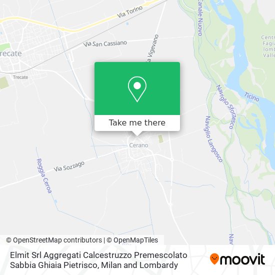 Elmit Srl Aggregati Calcestruzzo Premescolato Sabbia Ghiaia Pietrisco map