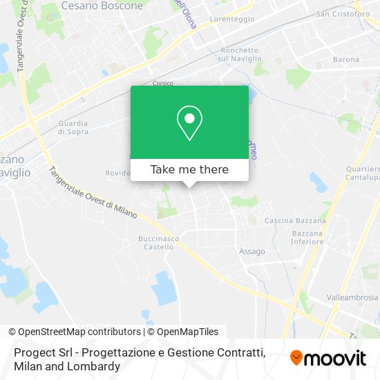 Progect Srl - Progettazione e Gestione Contratti map