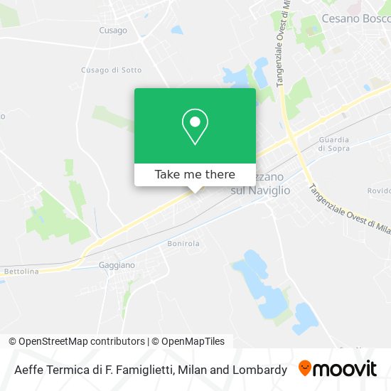 Aeffe Termica di F. Famiglietti map