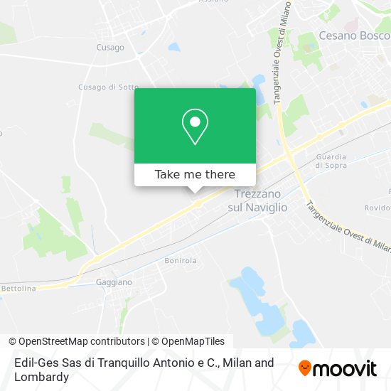 Edil-Ges Sas di Tranquillo Antonio e C. map