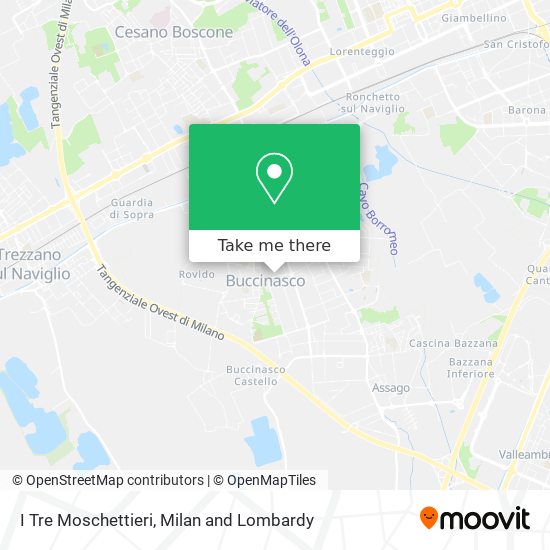 I Tre Moschettieri map