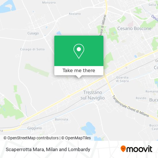 Scaperrotta Mara map