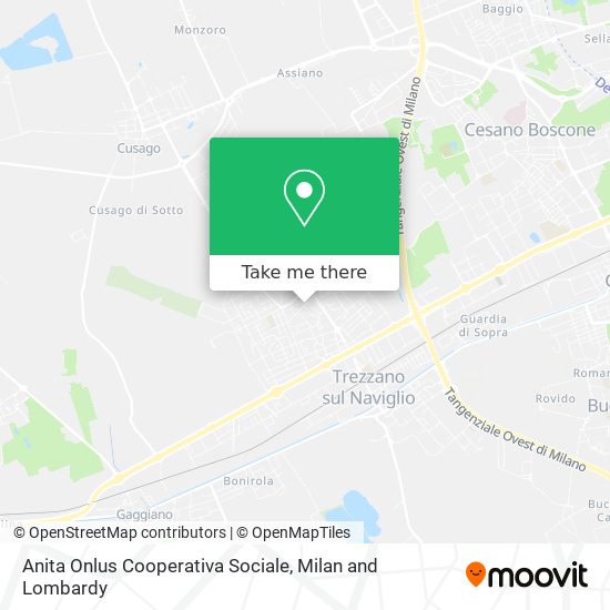 Anita Onlus Cooperativa Sociale map
