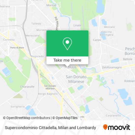 Supercondominio Cittadella map