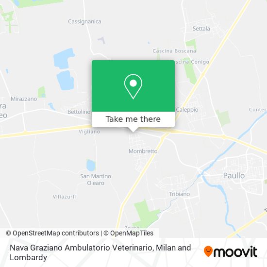 Nava Graziano Ambulatorio Veterinario map