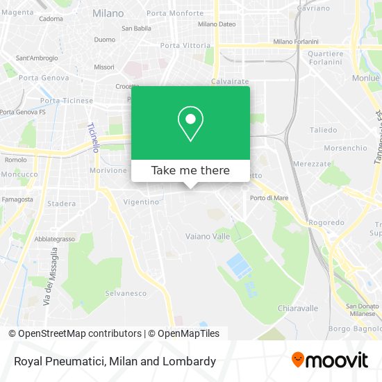 Royal Pneumatici map
