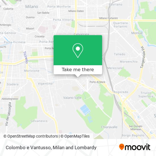 Colombo e Vantusso map