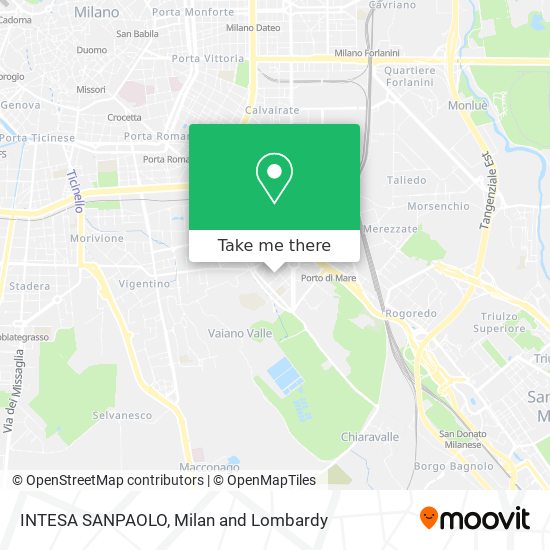 INTESA SANPAOLO map