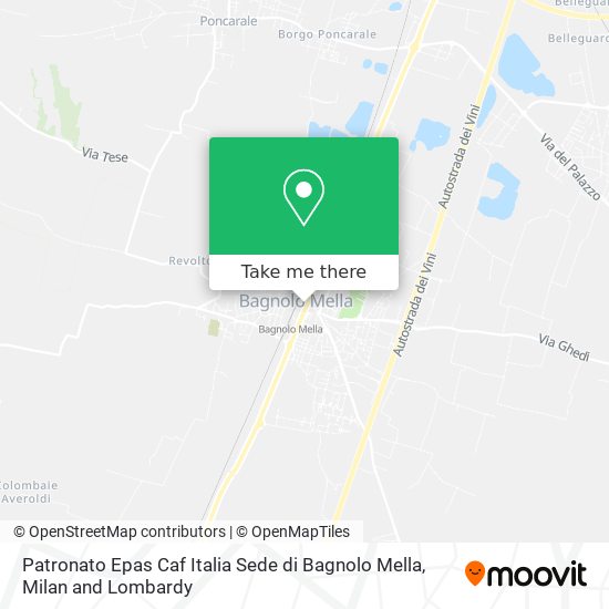 Patronato Epas Caf Italia Sede di Bagnolo Mella map