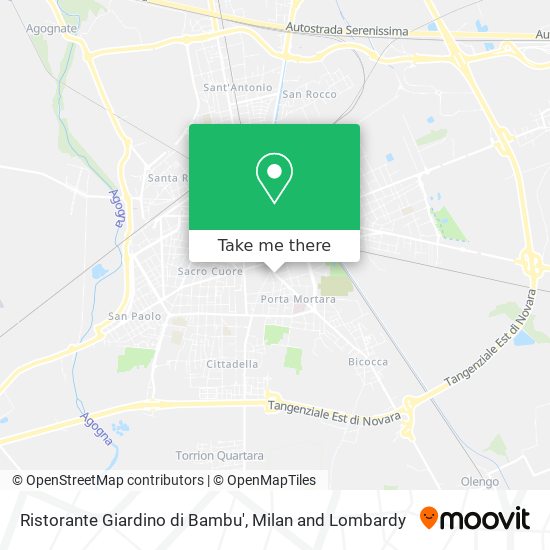 Ristorante Giardino di Bambu' map