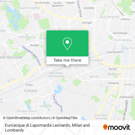 Euroacque di Lapomarda Leonardo map