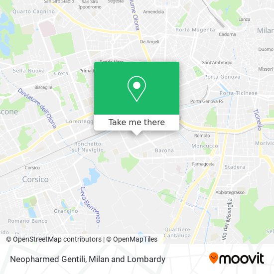 Neopharmed Gentili map