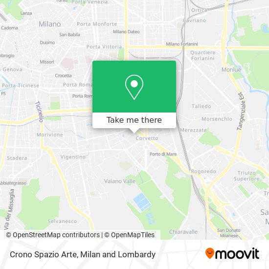 Crono Spazio Arte map