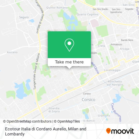 Ecotour Italia di Cordaro Aurelio map