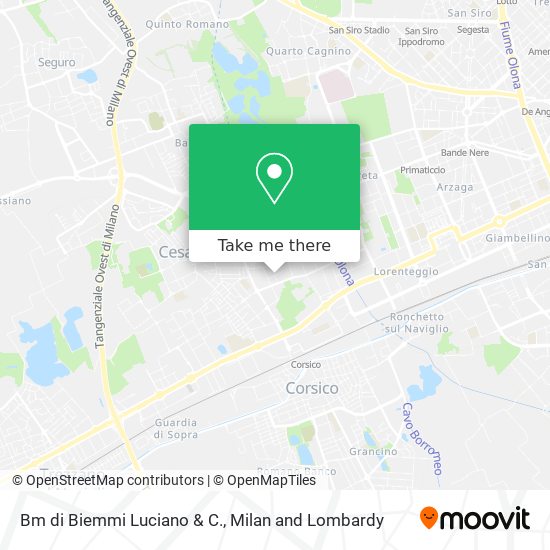 Bm di Biemmi Luciano & C. map