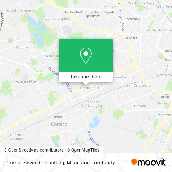 Corner Seven Consulting map