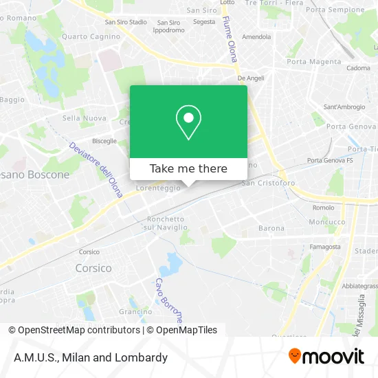 A.M.U.S. map