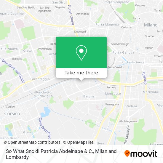 So What Snc di Patricia Abdelnabe & C. map