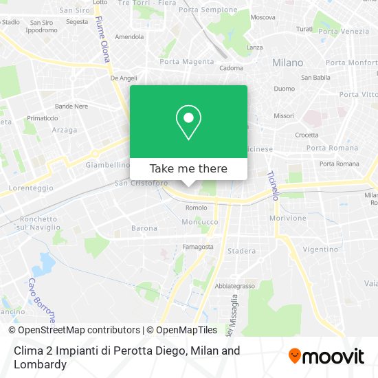 Clima 2 Impianti di Perotta Diego map