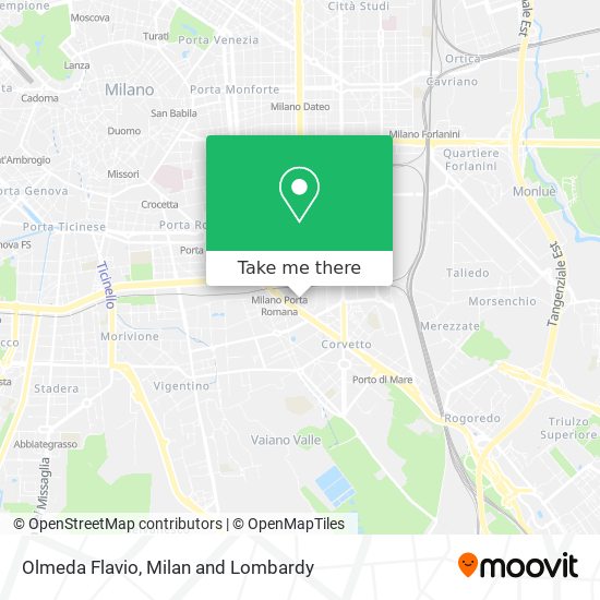 Olmeda Flavio map