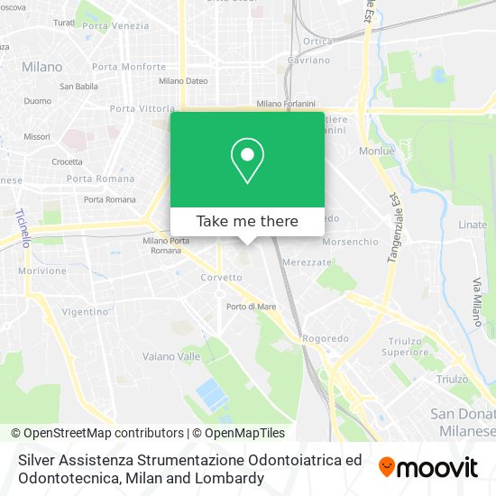 Silver Assistenza Strumentazione Odontoiatrica ed Odontotecnica map