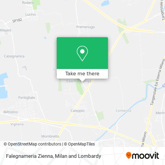 Falegnameria Zienna map
