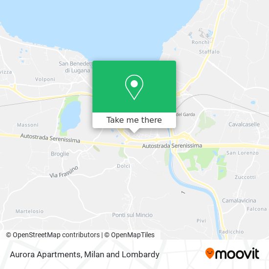 Aurora Apartments map