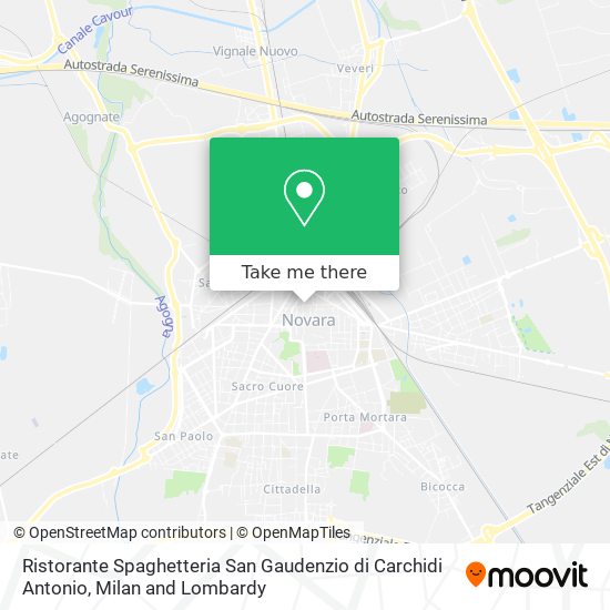 Ristorante Spaghetteria San Gaudenzio di Carchidi Antonio map