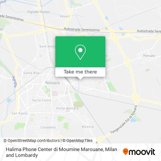 Halima Phone Center di Moumine Marouane map