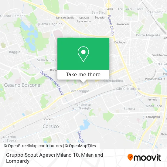 Gruppo Scout Agesci Milano 10 map