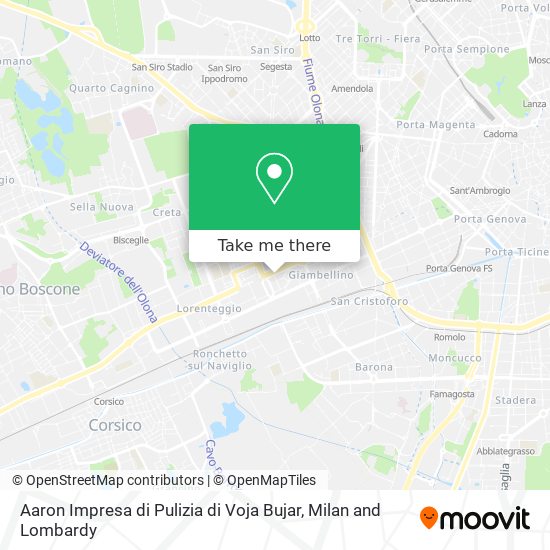 Aaron Impresa di Pulizia di Voja Bujar map