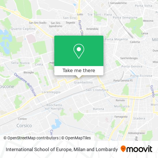 International School of Europe map