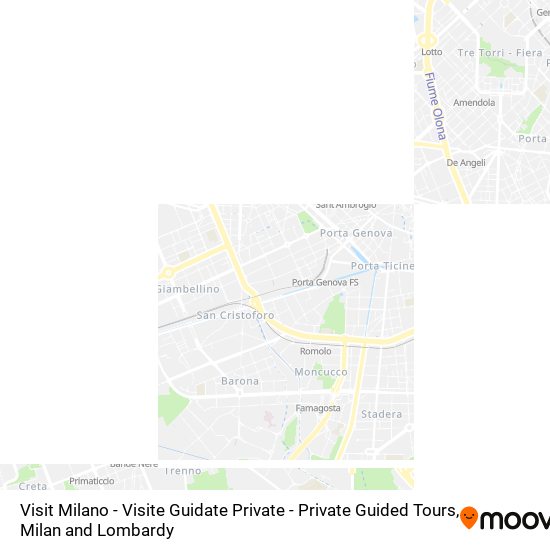 Visit Milano - Visite Guidate Private - Private Guided Tours map