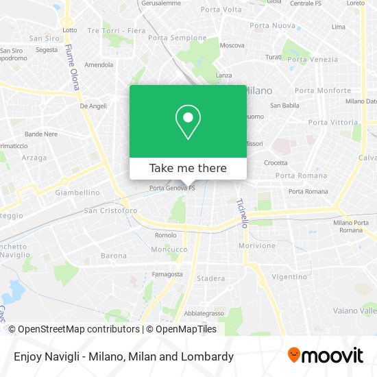 Enjoy Navigli - Milano map