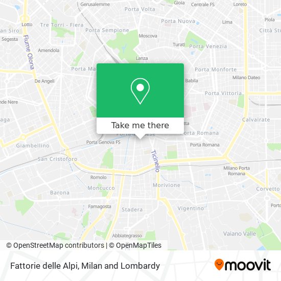 Fattorie delle Alpi map